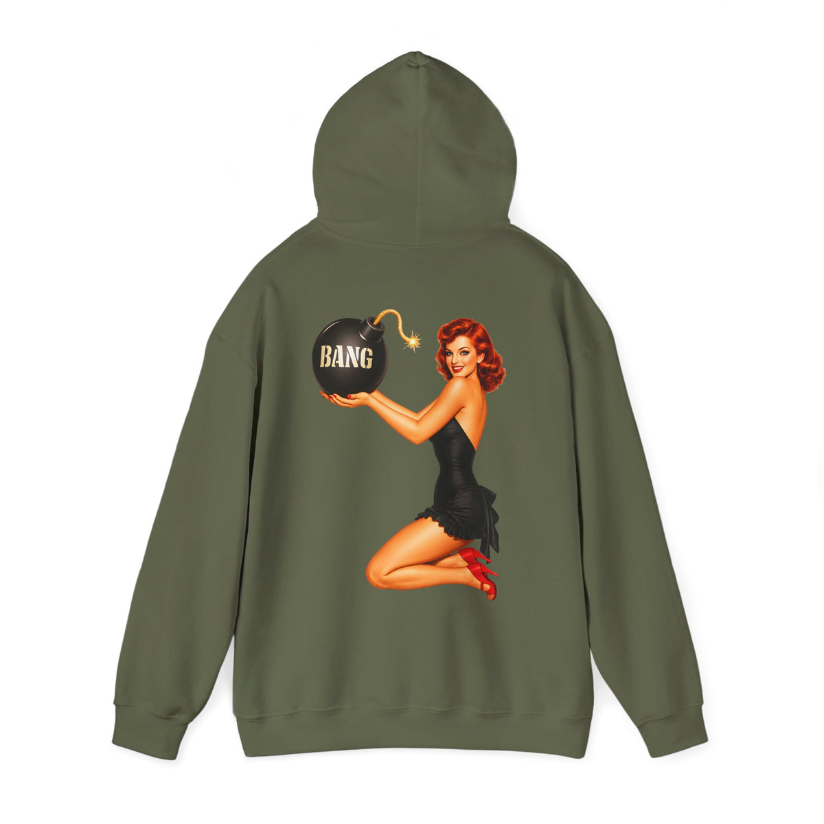Vintage American Bang Pin Up - Hoodie