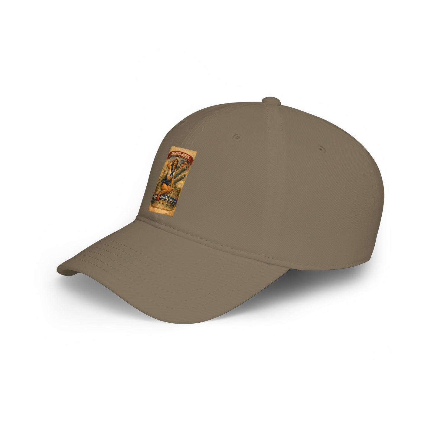 Vintage Surf Pinup Low Profile Baseball Cap