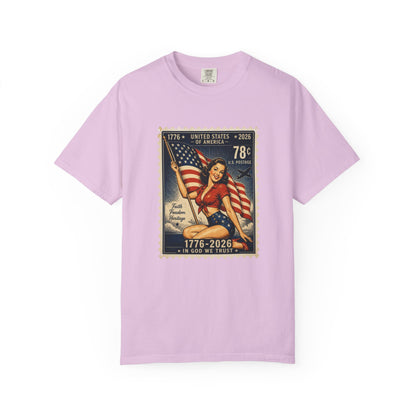 Vintage Patriotic Stamp T-Shirt