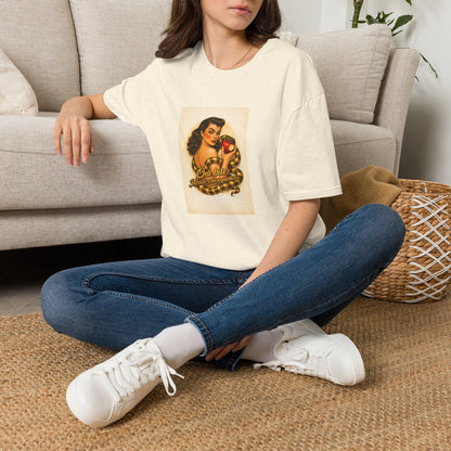 Pin-Up Poison Apple T-Shirt — "One Bite" Retro Graphic Tee