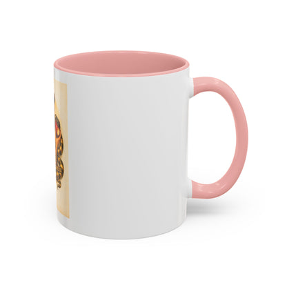 Vintage Pin-Up Coffee Mug – "One Bite Infinite Consequences" Retro Design