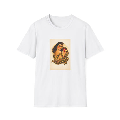 Pin-Up Poison Apple T-Shirt — "One Bite" Retro Graphic Tee