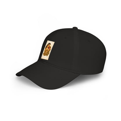 Vintage Pin-Up Rose Patch Baseball Cap