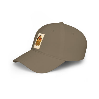Vintage Pin-Up Rose Patch Baseball Cap