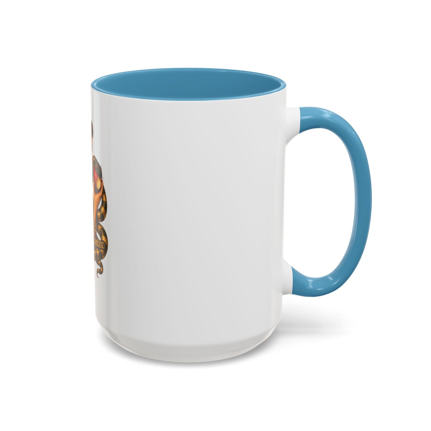 Vintage Pinup Coffee Mug — "One Bite... Infinite Consequences"