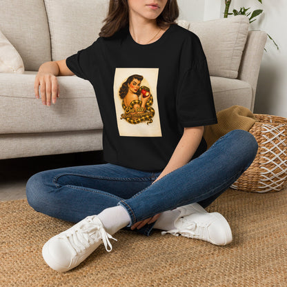 Pin-Up Poison Apple T-Shirt — "One Bite" Retro Graphic Tee