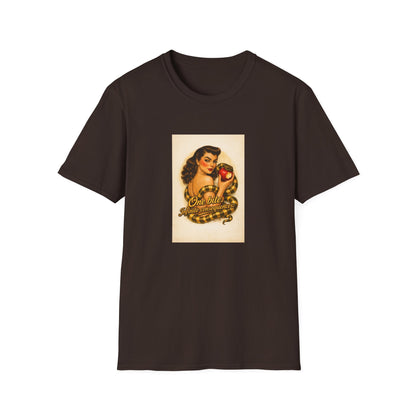 Pin-Up Poison Apple T-Shirt — "One Bite" Retro Graphic Tee