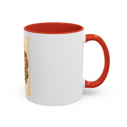 Vintage Pin-Up Coffee Mug – "One Bite Infinite Consequences" Retro Design