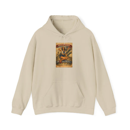 Mythic Warrior Hoodie — Vintage Tarot-Style 'Strength' Art Pullover