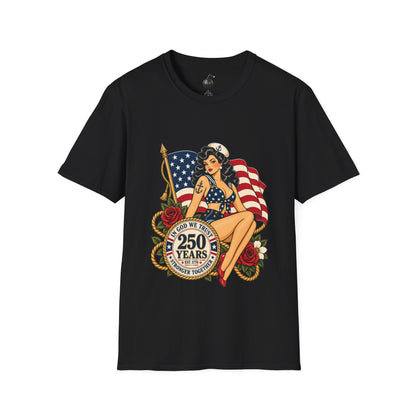 Vintage pin up sailor-patriotic