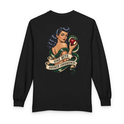 Eve Pin Up, One Bite Infinite Consequences - Long Sleeve T-Shirt