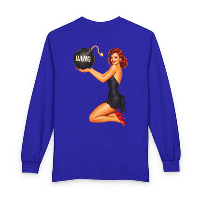 Patriot Pin Up Bang Babe - Long Sleeve T-Shirt