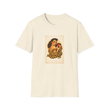 Pin-Up Poison Apple T-Shirt — "One Bite" Retro Graphic Tee