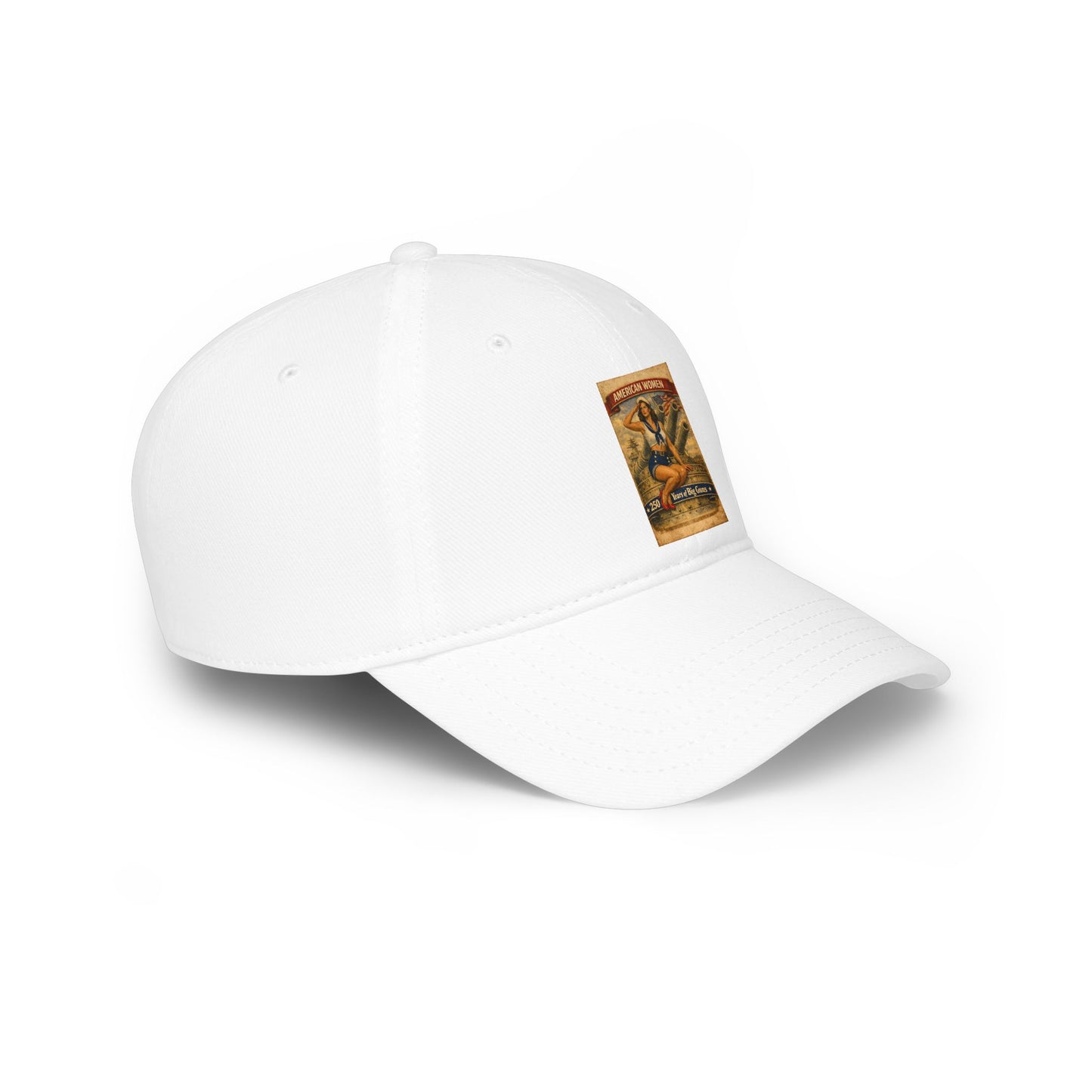 Vintage Surf Pinup Low Profile Baseball Cap