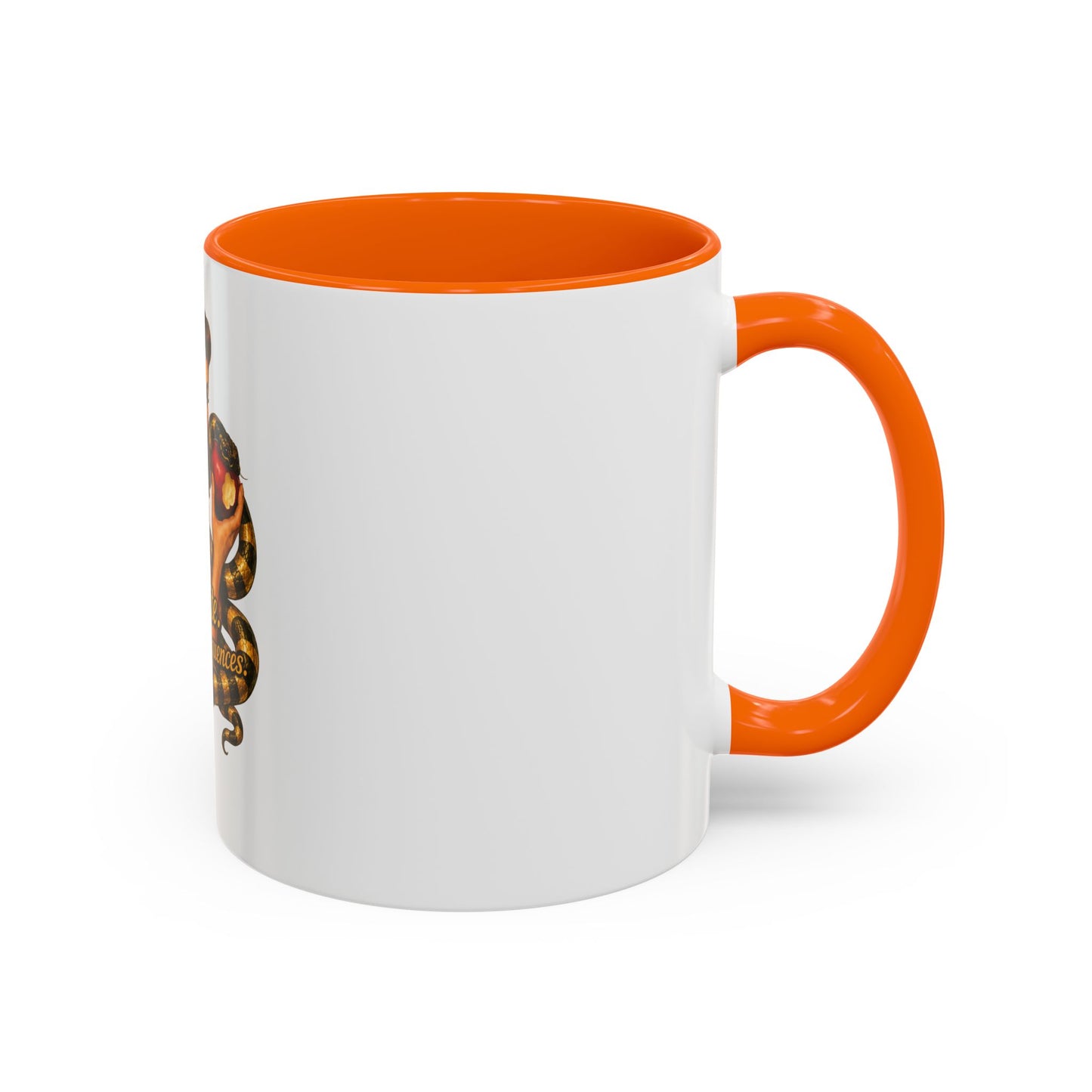Vintage Pinup Coffee Mug — "One Bite... Infinite Consequences"
