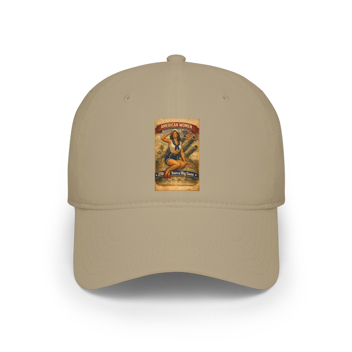 Vintage Surf Pinup Low Profile Baseball Cap
