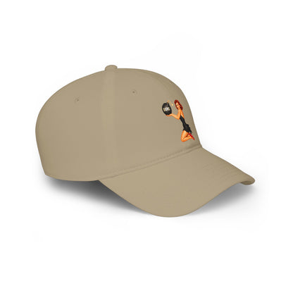 Pinup Girl Vintage Baseball Cap — Retro "Babe" Embroidered Low Profile Hat