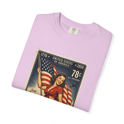Vintage Patriotic Stamp T-Shirt