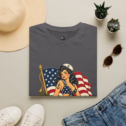 Vintage pin up sailor-patriotic