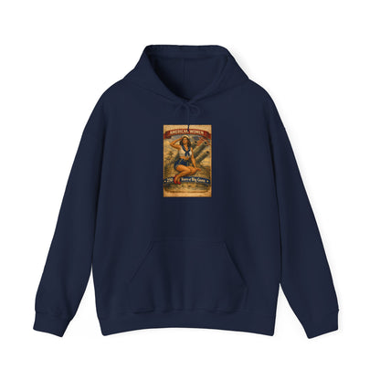 Mythic Warrior Hoodie — Vintage Tarot-Style 'Strength' Art Pullover