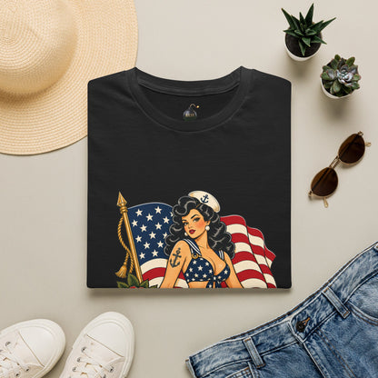 Vintage pin up sailor-patriotic