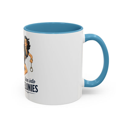 Retro Pin-Up 'Don't Let Your Feelings Become Felonies Coffee Mug