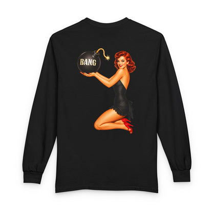 Patriot Pin Up Bang Babe - Long Sleeve T-Shirt