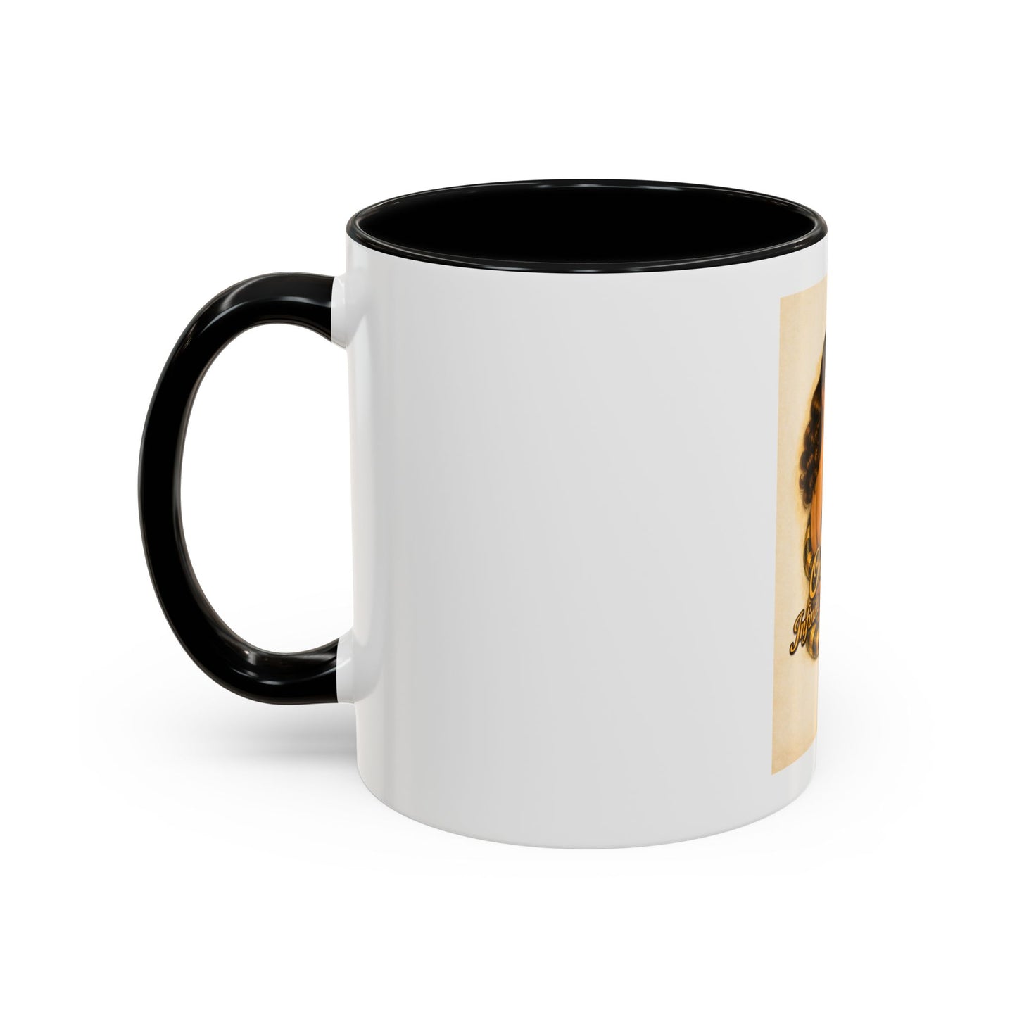 Vintage Pin-Up Coffee Mug – "One Bite Infinite Consequences" Retro Design