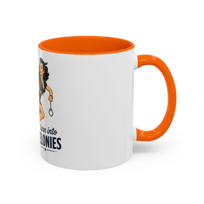 Retro Pin-Up 'Don't Let Your Feelings Become Felonies Coffee Mug