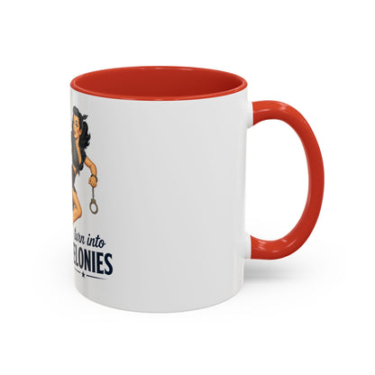 Retro Pin-Up 'Don't Let Your Feelings Become Felonies Coffee Mug