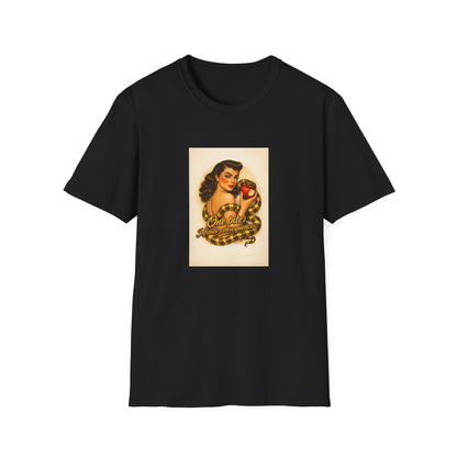 Pin-Up Poison Apple T-Shirt — "One Bite" Retro Graphic Tee