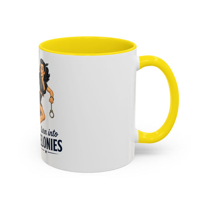 Retro Pin-Up 'Don't Let Your Feelings Become Felonies Coffee Mug