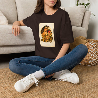 Pin-Up Poison Apple T-Shirt — "One Bite" Retro Graphic Tee