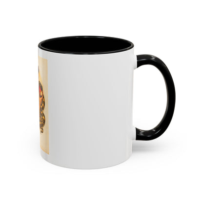 Vintage Pin-Up Coffee Mug – "One Bite Infinite Consequences" Retro Design