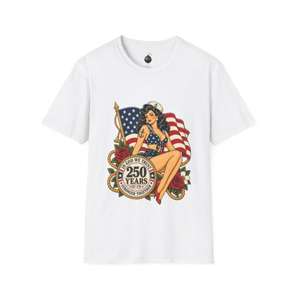 Vintage pin up sailor-patriotic