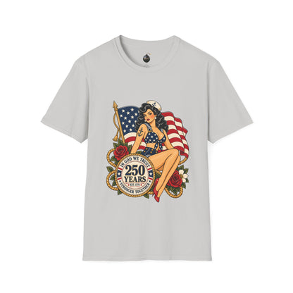 Vintage pin up sailor-patriotic