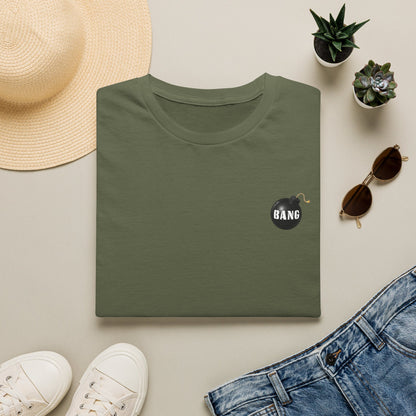 Pinup Girl Tattoo Tee — Retro 'No Bite' Apple Design