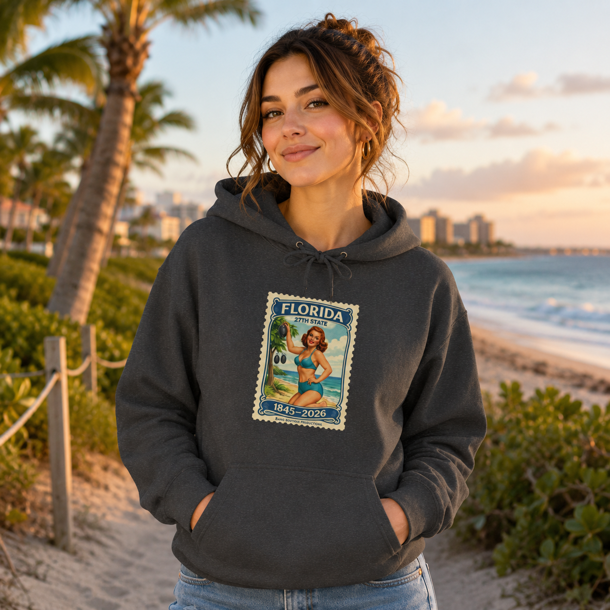 Florida Stamp Hoodie