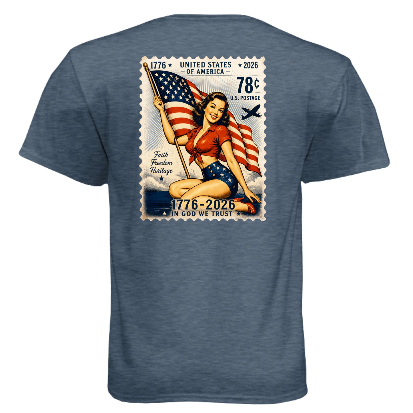 Back View Patriot Postmark 