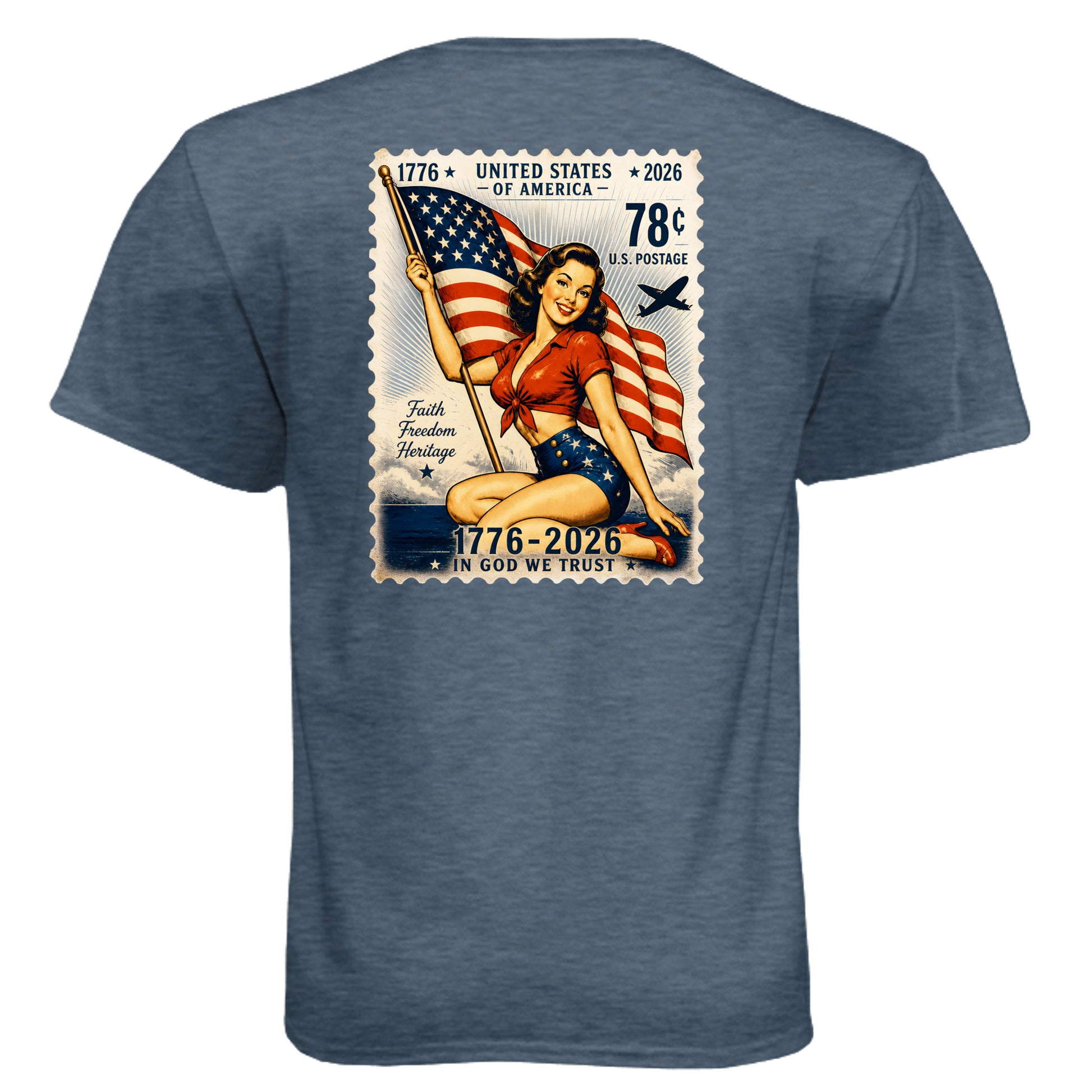 Back View Patriot Postmark 