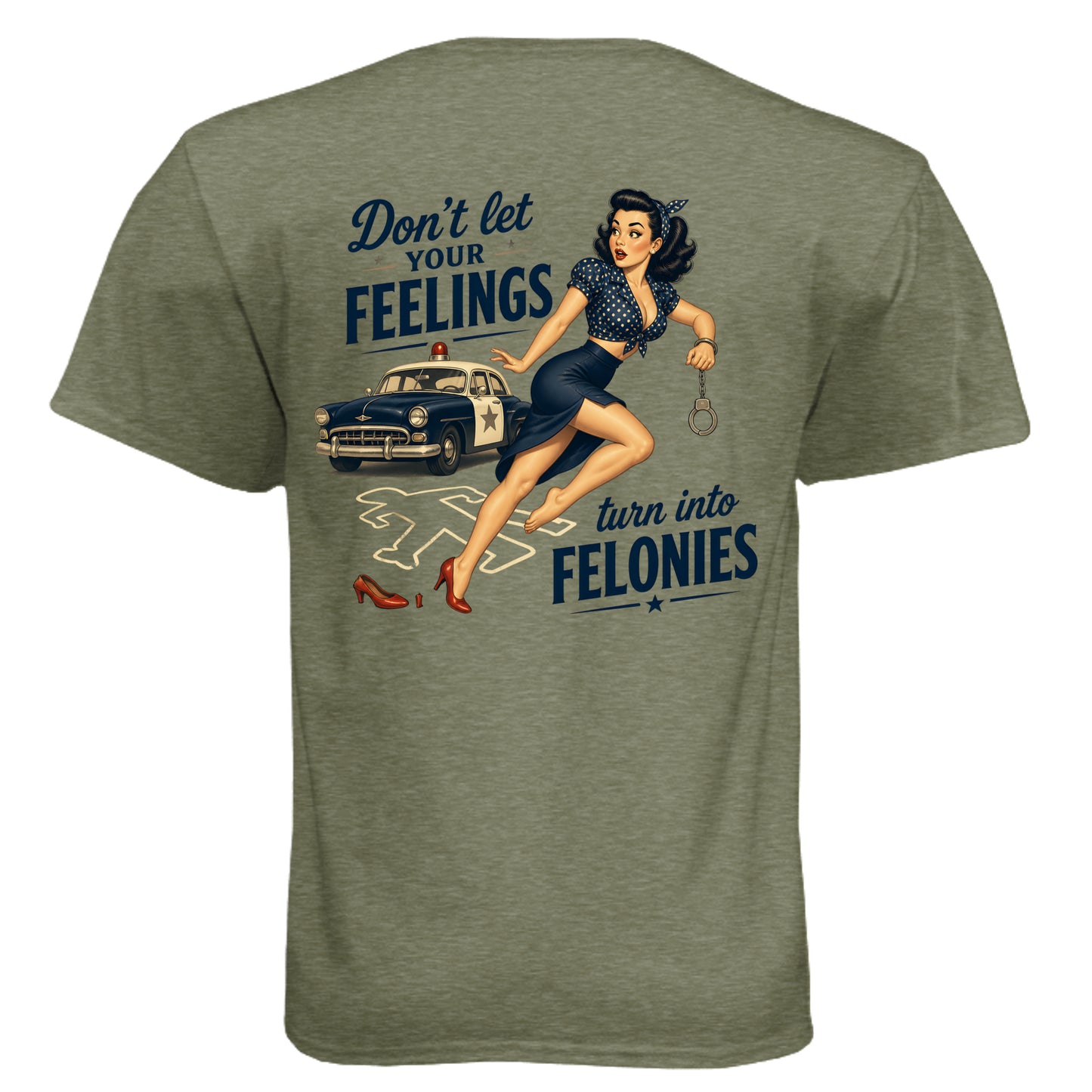 MILITARY GREEN - 6010 - BACK
