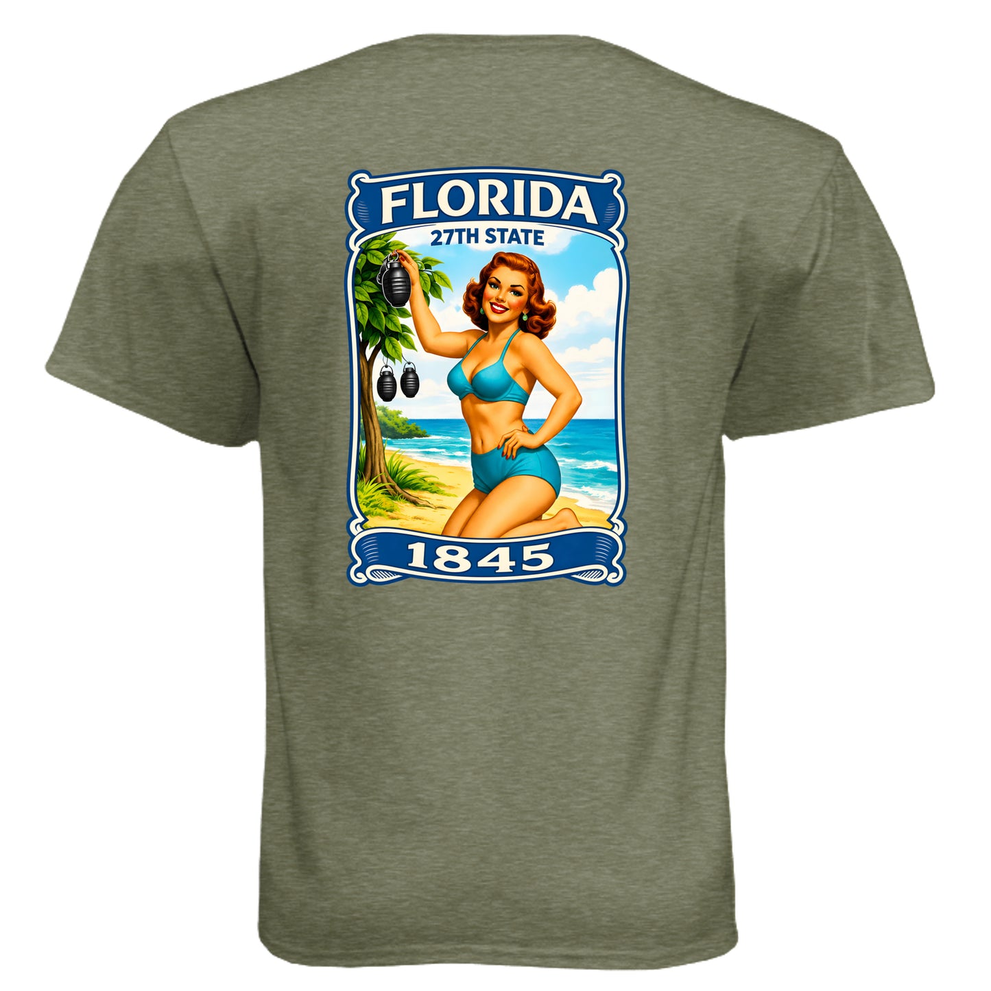 MILITARY GREEN - 6010 - BACK