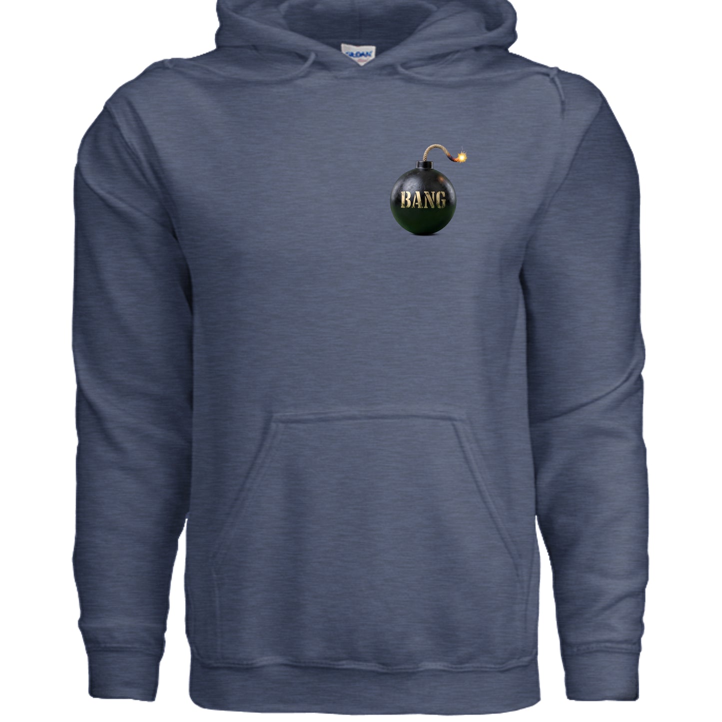 Heather Sport Dark Navy - G185 - FRONT