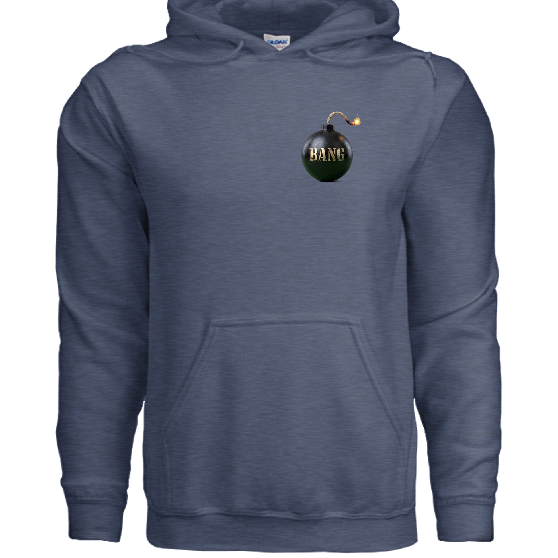 Heather Sport Dark Navy - G185 - FRONT